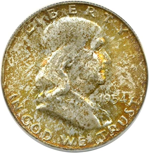 image for: 1954-D 50c ANACS MS65 FBL