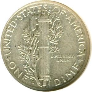 image for: 1925-D 10c DGS AU50 (Lightly Cleaned)
