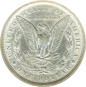 image for: Top 100 VAM: 1880 $1 VAM 6 8/7 Spikes DGS AU53 (Cleaned)