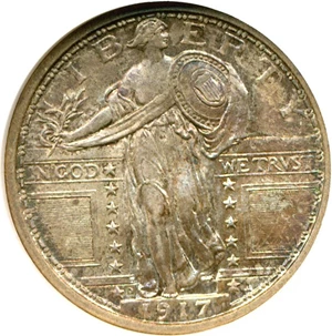 image for: 1917-D 25c Ty.1 NGC MS65 FH
