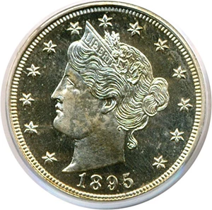 image for: 1895 5c PCGS Proof 65 Cameo