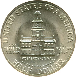 image for: 1976-D 50c Clad NGC MS66