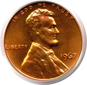 image for: 1967 1c SMS PCGS MS66 RD
