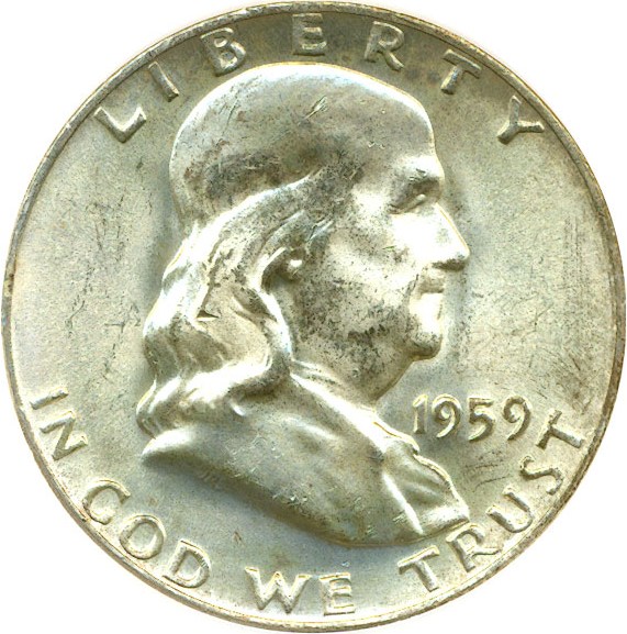 image for: 1959-D 50c  PCI MS64 FBL