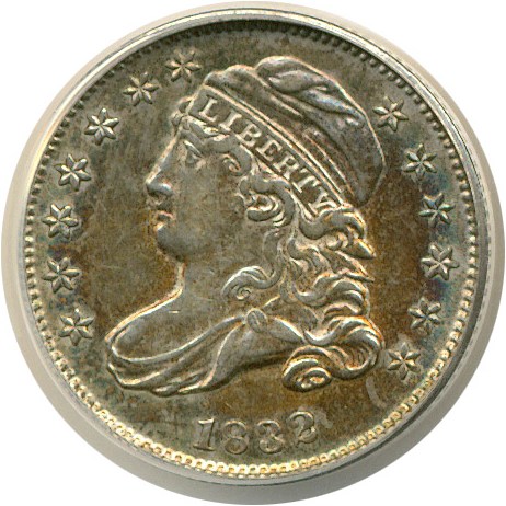 image for: 1832 10c  ANACS AU50 