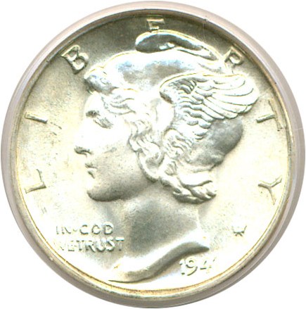 image for: 1941-D 10c  PCGS MS67 FB