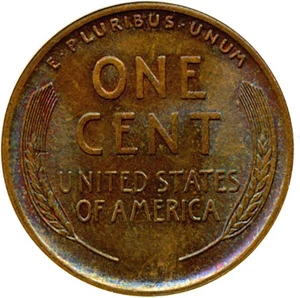image for: 1909 1c Lincoln PCI MS65 *Color*