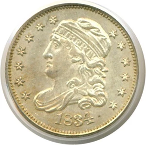 image for: 1834 H10c PCGS MS63 OGH