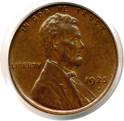 image for: 1925-D 1c  PCGS MS62 BN
