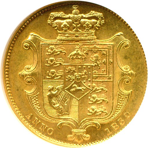 image for: Great Britain: 1832 Sov  NGC MS63 (KM-792)