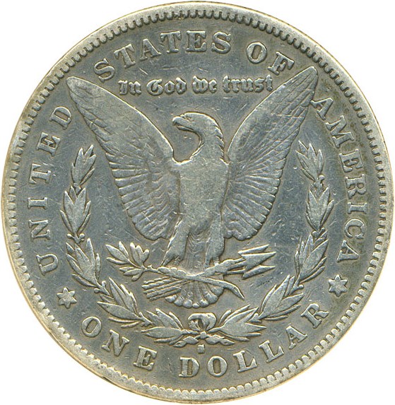 image for: Top 100 VAM: 1878-S $1 VAM 56, Long Nock DGS F15  (Cleaned,  Damaged)