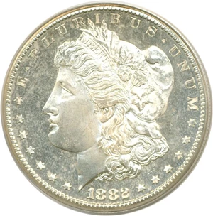 image for: 1882-S $1 PCGS MS65 PL OGH