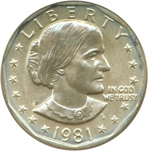 image for: 1981-P SBA$ PCGS MS64