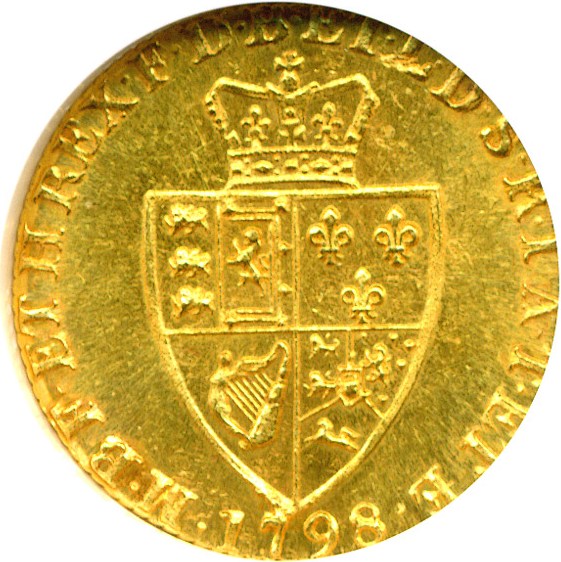 image for: Great Britain: 1798 Guinea  NGC MS64 (KM-609)