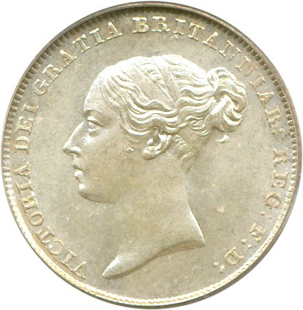 image for: Great Britain: 1841 6D  PCGS MS65