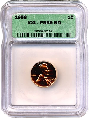 image for: 1956 1c ICG Proof 69 RD