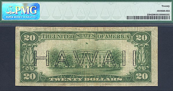 image for: Fr.2304 1934 $20 Hawaiian PMG VF20 Mule  [L33826612A]