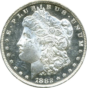 image for: 1882-CC $1 GSA Hoard/NGC MS63 DMPL