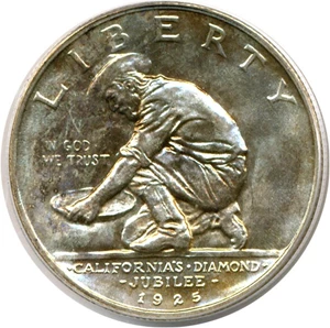 image for: 1925-S 50c California PCGS MS63