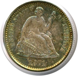 image for: 1871-S H10c PCGS MS63 *Color*