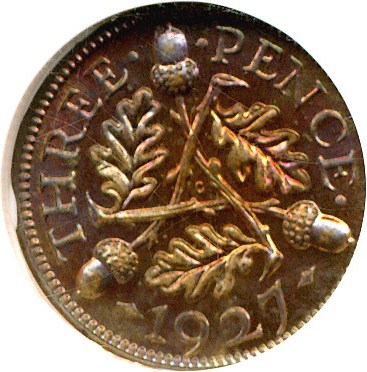 image for: Great Britain: 1927 3D  NGC Proof 65