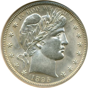 image for: 1895-S 50c NGC MS63