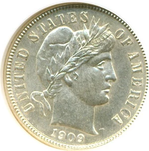 image for: 1909-S 10c NGC MS64