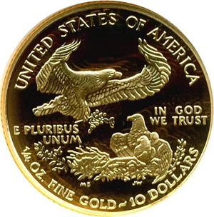 image for: 2001-W $10 Gold Eagle NGC Proof 69 UCameo