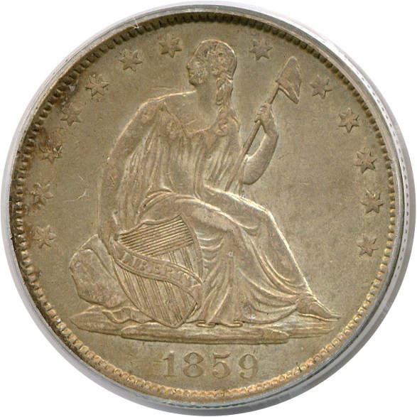 image for: 1859-O 50c  PCGS XF45
