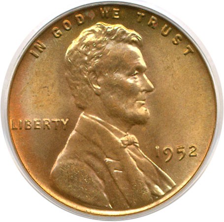 image for: 1952 1c  PCGS MS66 RD