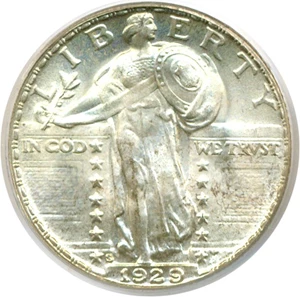 image for: 1929-S 25c PCGS MS66
