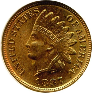 image for: 1887 1c NGC MS65 RD