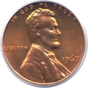 image for: 1967 1c SMS PCGS MS67 RD