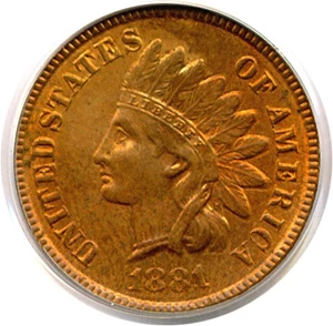 image for: 1881 1c PCGS MS64 RB
