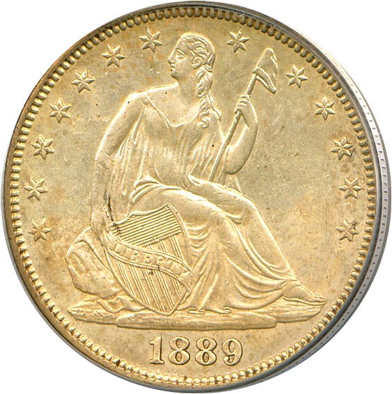 image for: 1889 50c  PCGS MS64 OGH