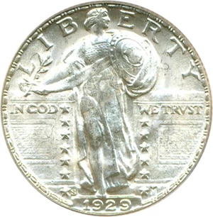 image for: 1929-S 25c PCGS MS64 FH