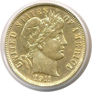 image for: 1911-S 10c PCGS MS64