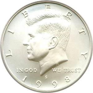 image for: 1998-S 50c SMS PCGS MS69