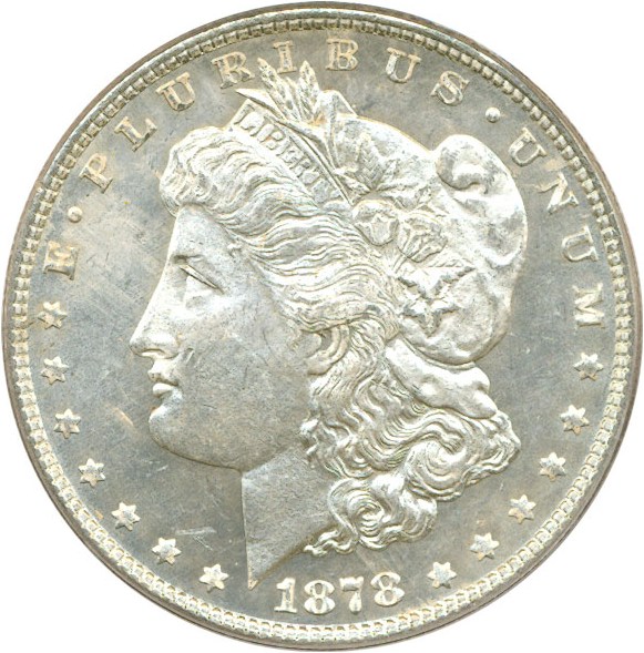 image for: 1878 7/8TF $1 Strong PCGS MS63 PL OGH