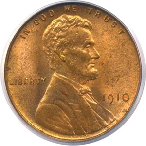 image for: 1910 1c PCGS MS64 RD