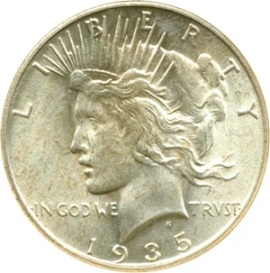 image for: 1935-S $1 NGC MS64