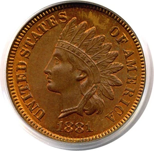 image for: 1881 1c PCGS MS64 RB