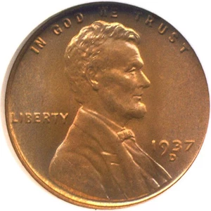 image for: 1937-D 1c NGC MS66 RD