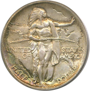 image for: 1926-S 50c Oregon PCGS MS65 OGH