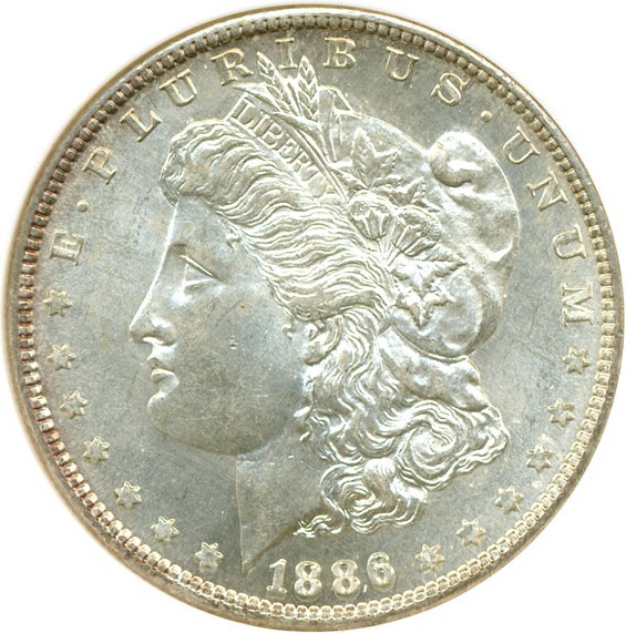 image for: Top 100 VAM: 1886-S $1 VAM 2  S/S NGC MS63