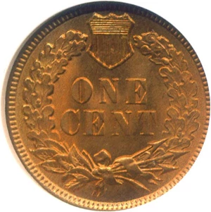 image for: 1896 1c NGC MS66 RD ex: Richmond Collection