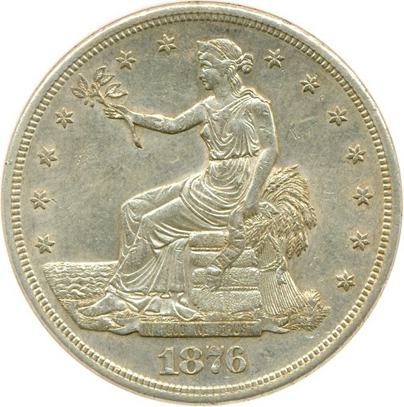 image for: 1876-S Trade$  NGC AU58