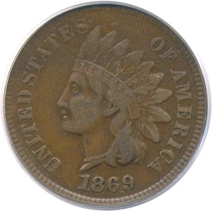 image for: 1869 1c PCGS VF30