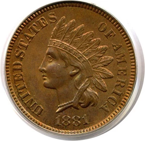 image for: 1881 1c PCGS MS64 RB