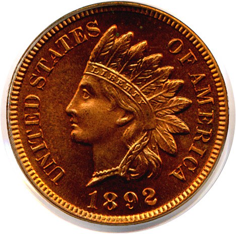 image for: 1892 1c  PCGS Proof 66 RD OGH